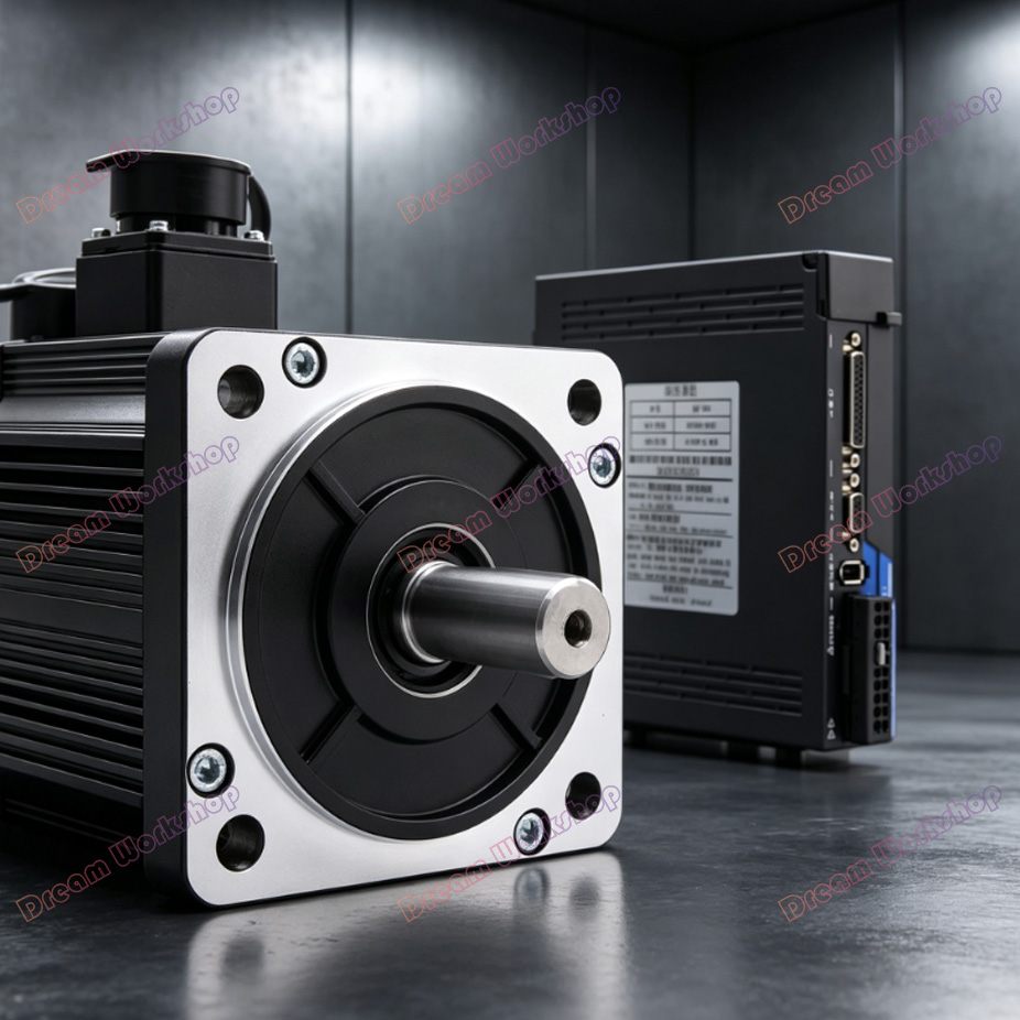 Servo Motor - 1KW/1.5KW/2KW/2.3KW/2.6KW 220V AC Servo Motor Sürücü