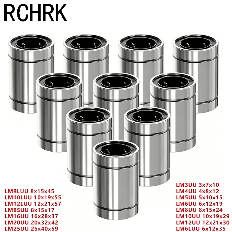 Linear Rod 8Mm - 4/10 adet LM8UU LM10UU LM16UU LM12UU