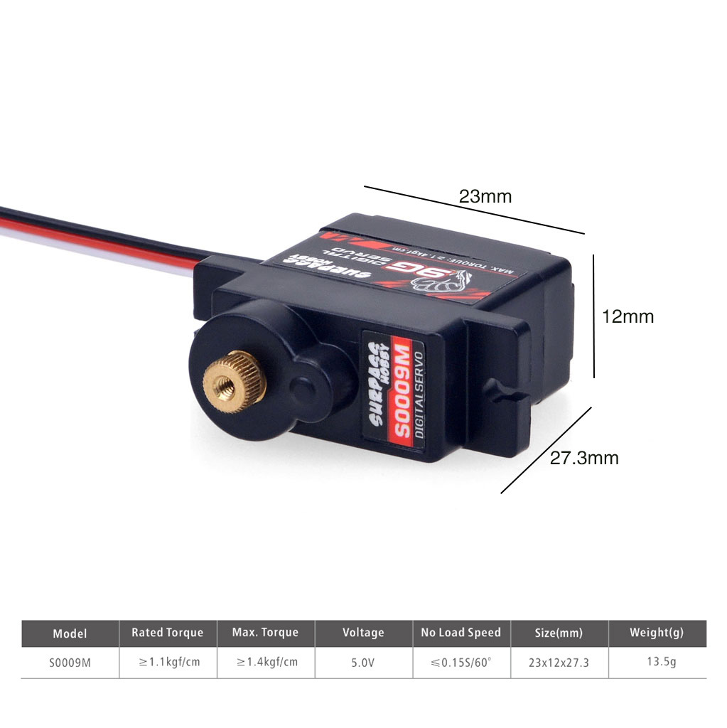 Servo 9G - RC Dijital Mikro Servo 2g 3.7g
