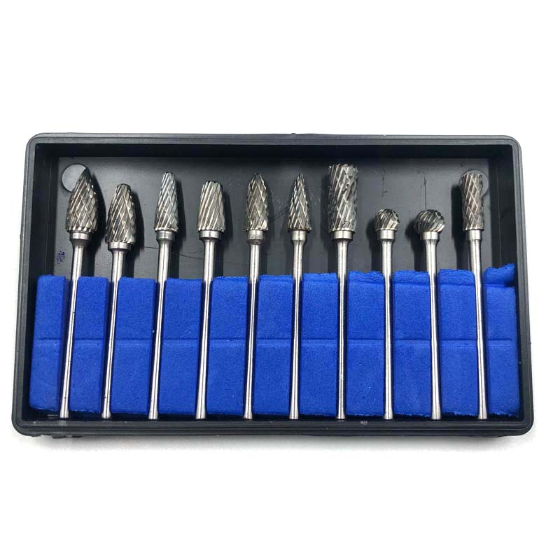Carbide End Mill - 10 adet diş Tungsten karbür Burs
