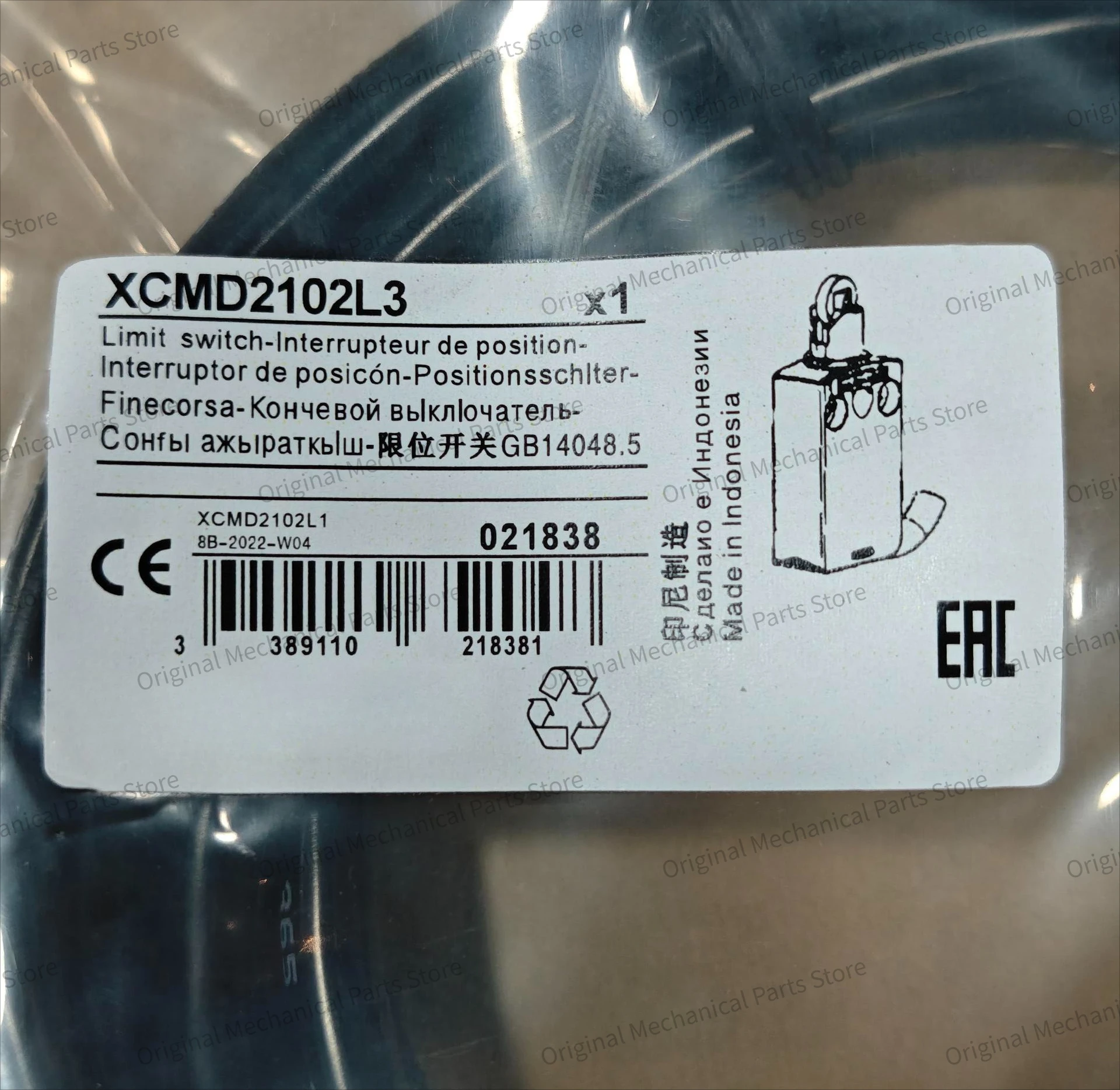 Limit Switch - Yepyeni 1 Adet XCMD2102L3 Limit Anahtarı