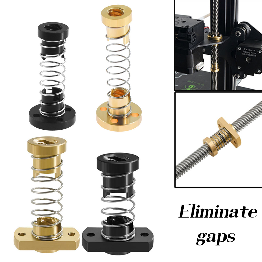 Lead Screw 8Mm - T8 Anti-boşluklu Vida Pirinç Somun Kurşun