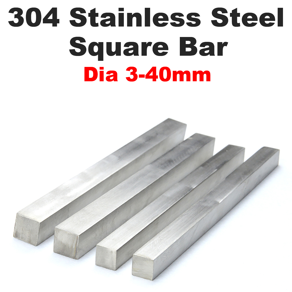 Linear Rod 8Mm - 304 Paslanmaz Çelik Kare Çubuk Çubuk