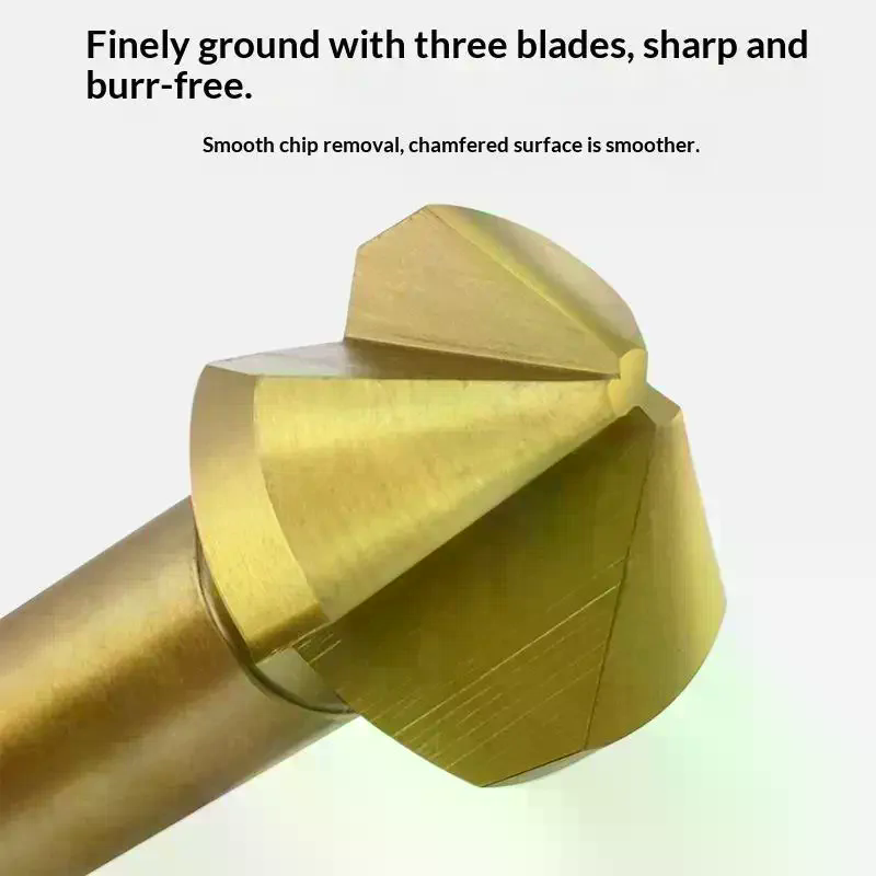 End Mill - Uç Frezesi 3 Kanallı Yuvarlak Saplı