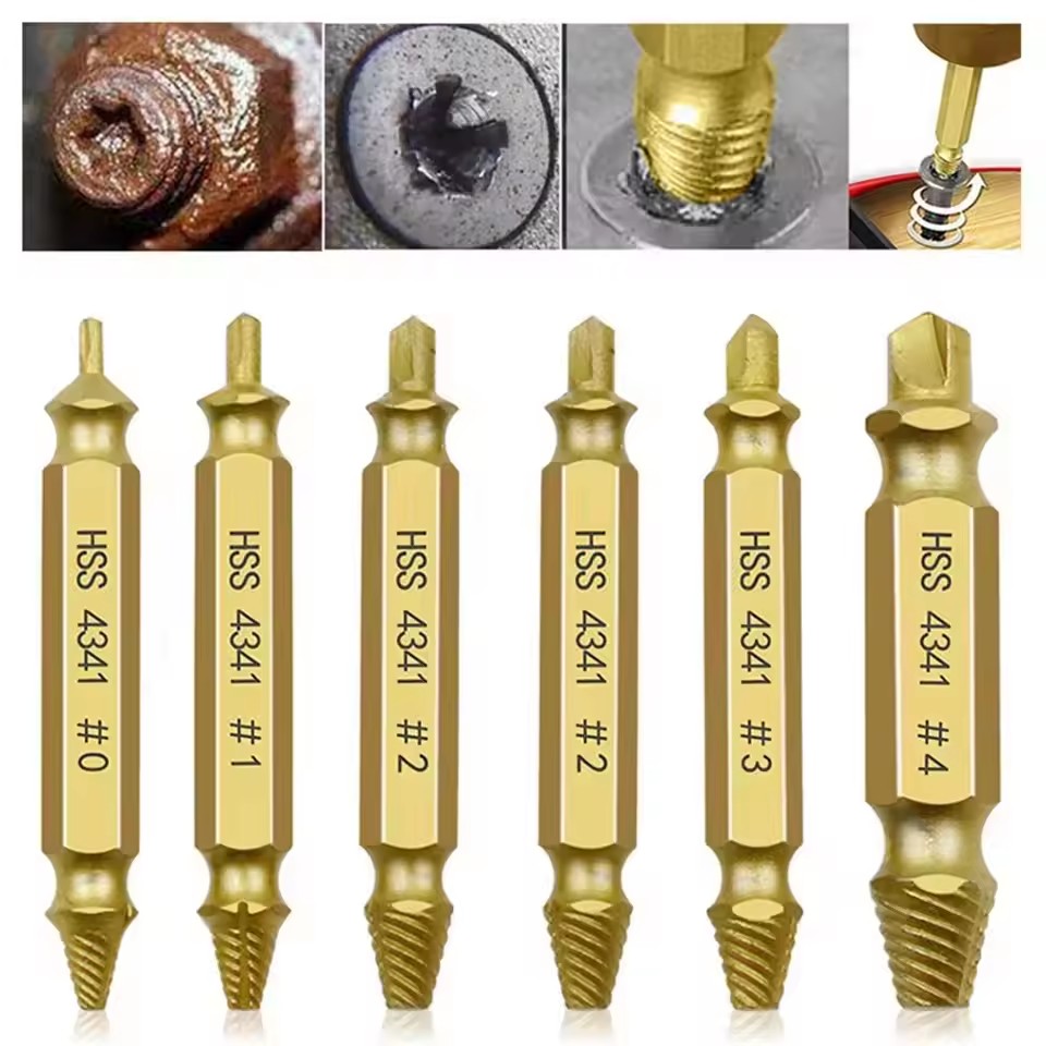 Drill Bit Set - Hasarlı Kırık Vida Çıkarıcı Matkap Ucu