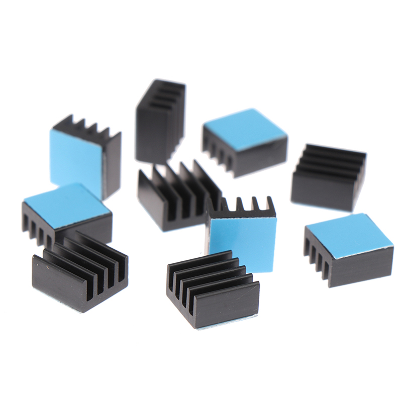 Aluminium Extrusion - - 10 adet 8.8*8.8*5mm Alüminyum Soğutucu
