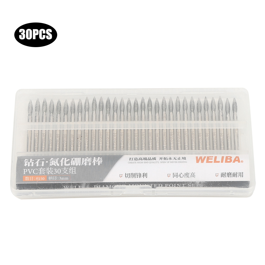 30 adet 150Grit Uçlu Elmas Taş - Cnc Bits incelemesi ve fiyatı