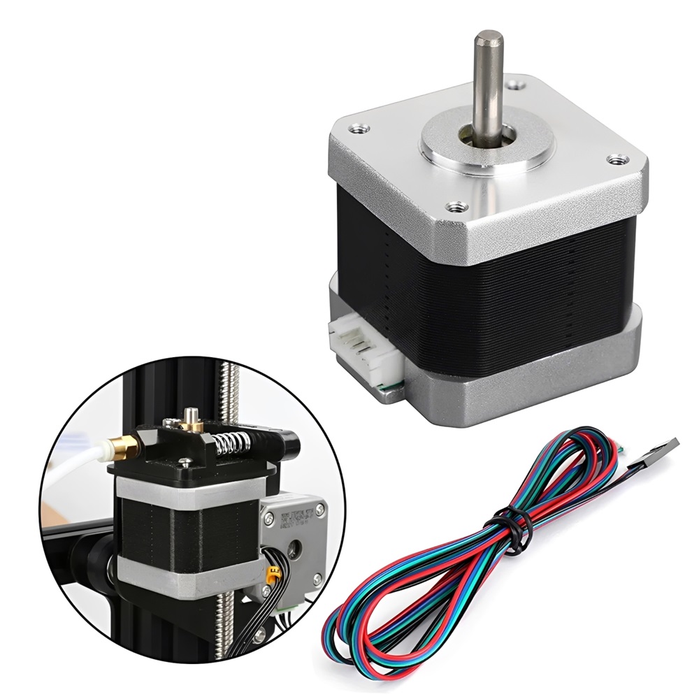 Nema 17 42mm Step Motor Açık D - Nema 17 Stepper incelemesi ve fiyatı