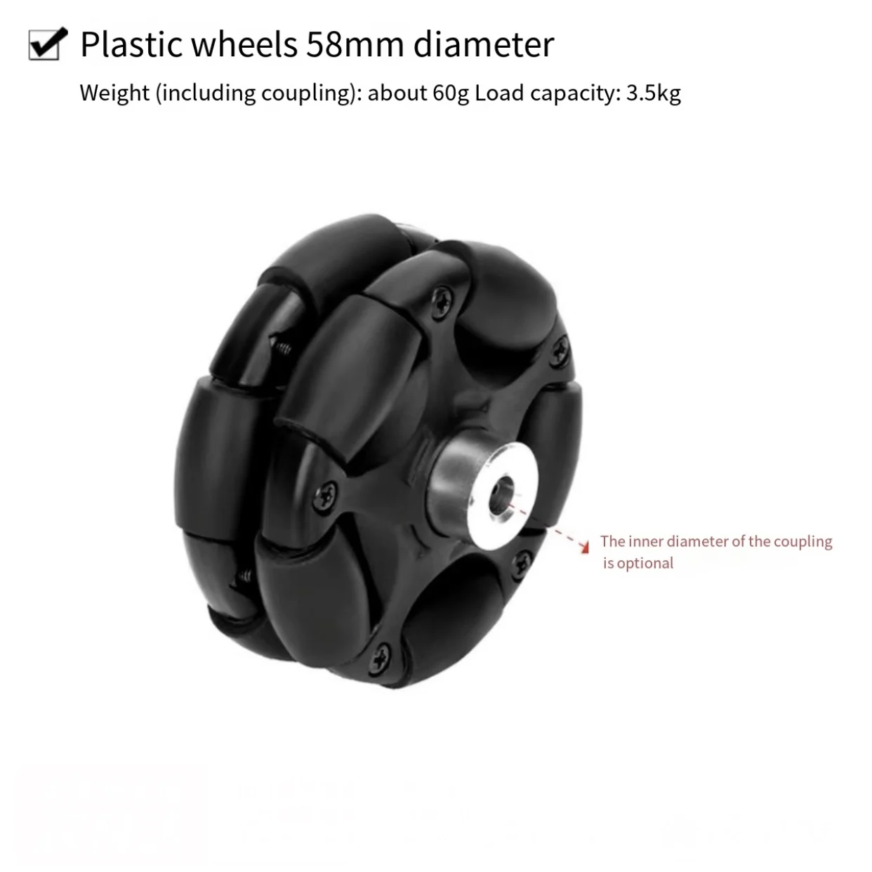 Metal Omni Tekerlek Akıllı Tek - Coupling 8Mm incelemesi ve fiyatı