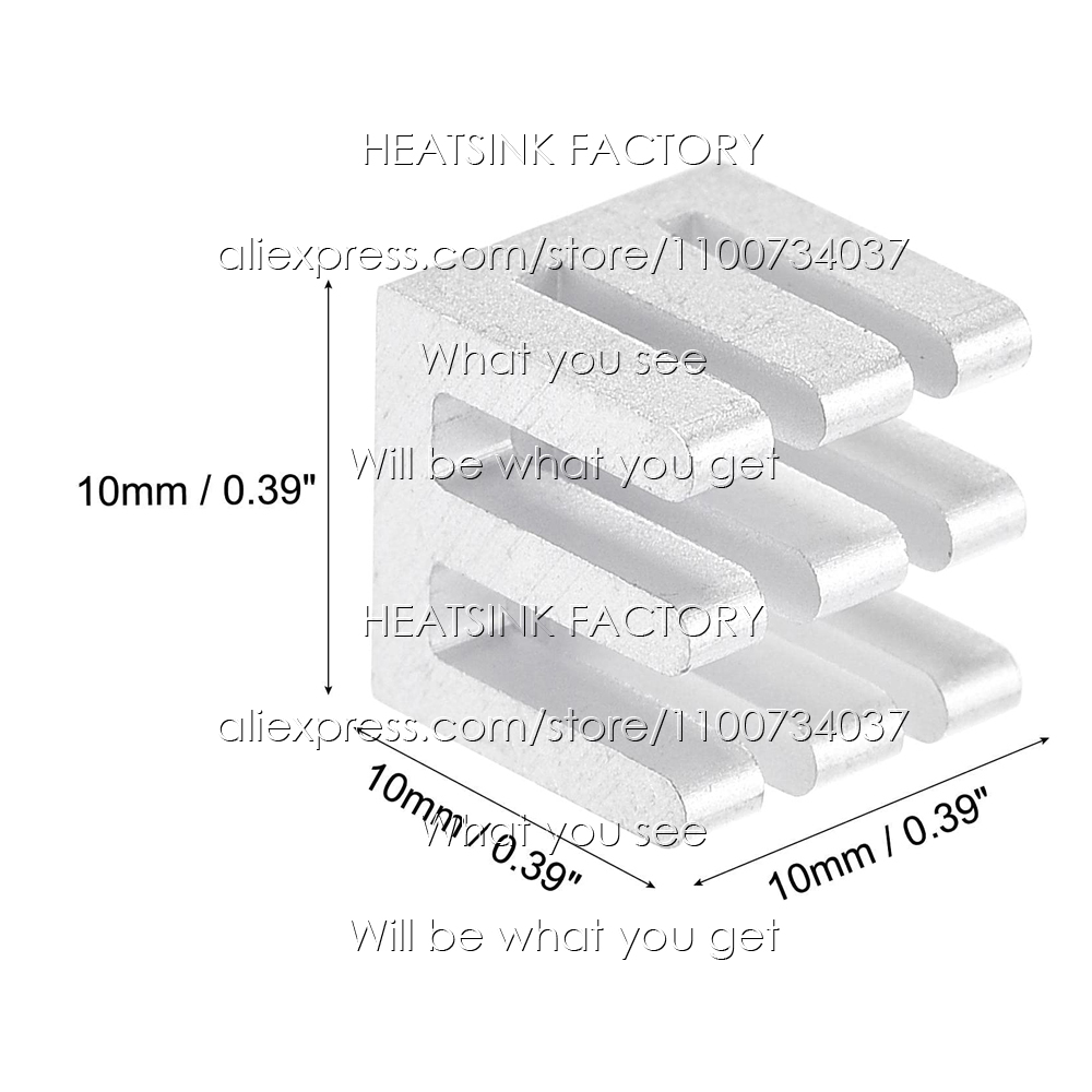 10x10x10mm alüminyum soğutucu  - Aluminium Extrusion incelemesi ve fiyatı