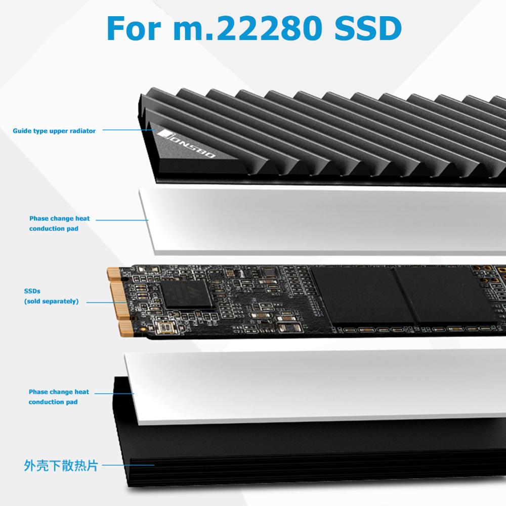 Jonsbo M2 2280 SSD Alüminyum S - Aluminium Extrusion incelemesi ve fiyatı