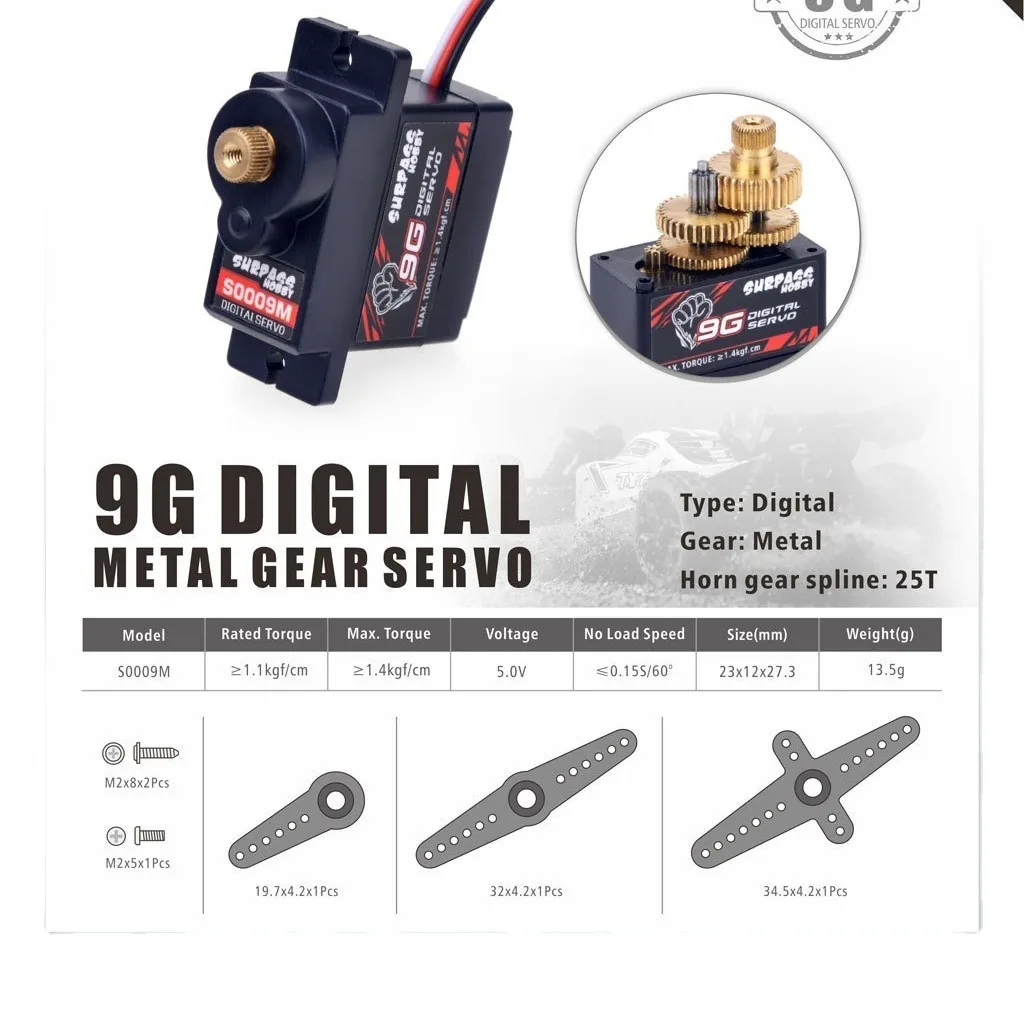 RC Dijital Mikro Servo 2g 3.7g - Servo 9G incelemesi ve fiyatı