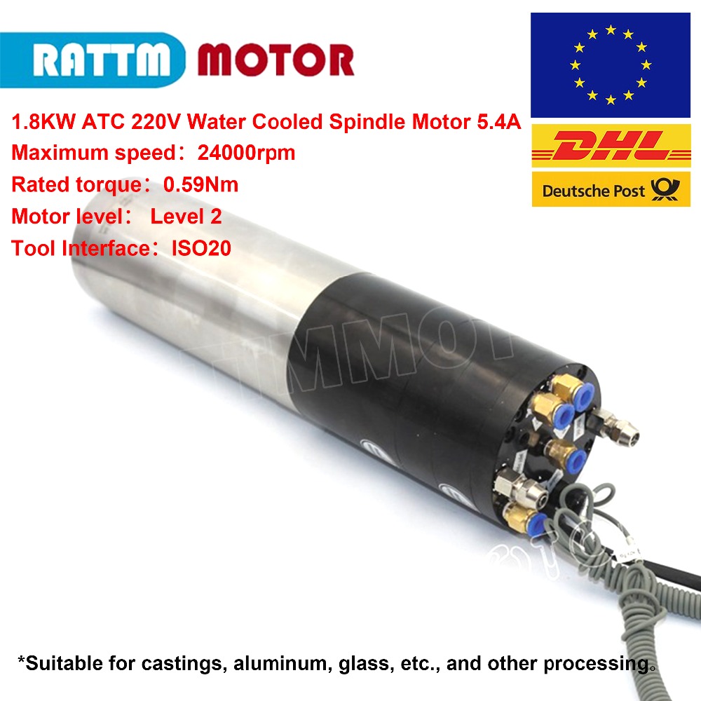 1.8KW 2.2KW ISO20 su soğutmalı - Water Cooled Spindle incelemesi ve fiyatı