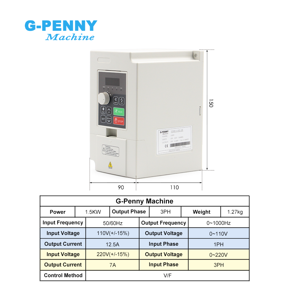 G-Penny CNC 1.5KW ER16 65mm 4  - Water Cooled Spindle incelemesi ve fiyatı