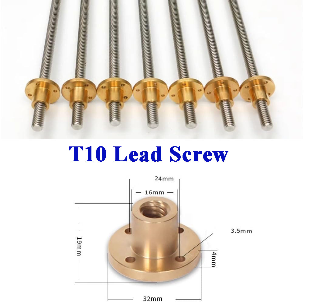 T10 Vidalı Mil 304 Paslanmaz Ç - Lead Screw 8Mm incelemesi ve fiyatı
