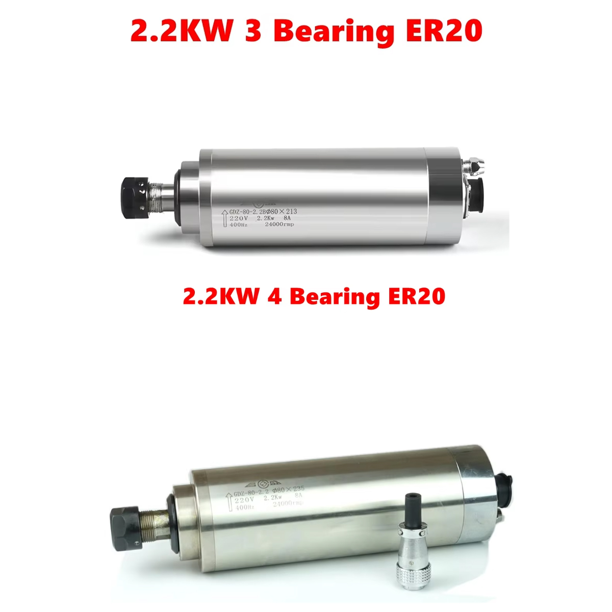 2.2KW Su Soğutmalı Mil Motoru  - Water Cooled Spindle incelemesi ve fiyatı