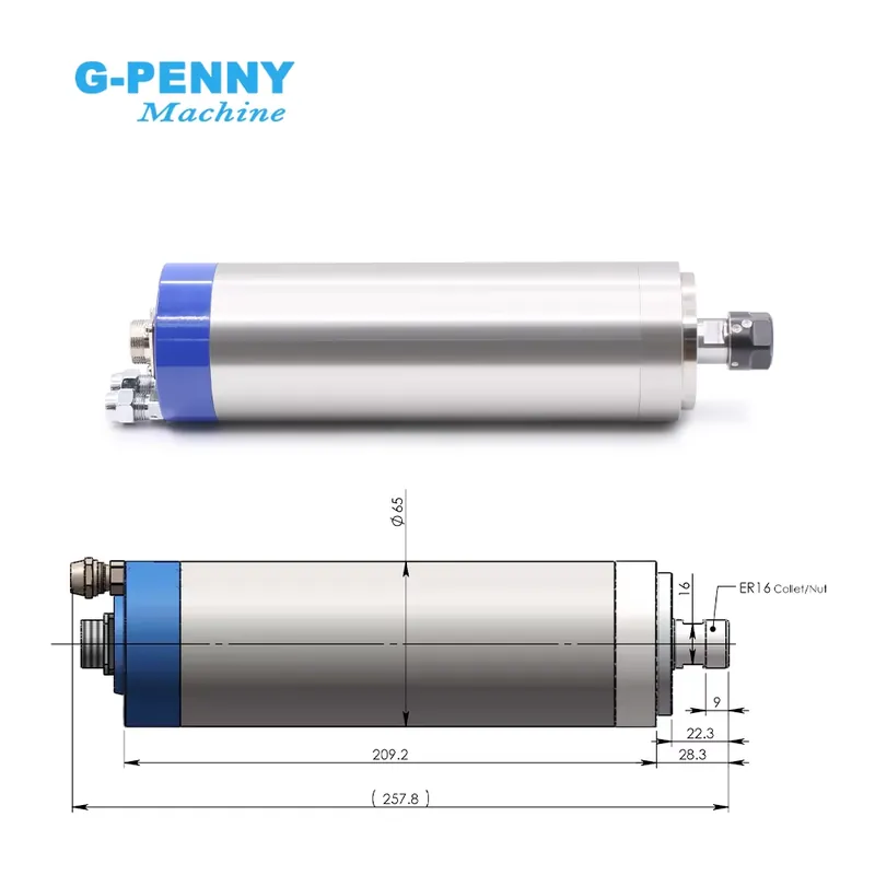Özelleştirilebilir G-PENNY 110 - Water Cooled Spindle incelemesi ve fiyatı