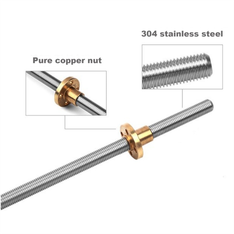 2 ADET T8 Vidalı Mil Tr8 Vidal - Lead Screw 8Mm incelemesi ve fiyatı
