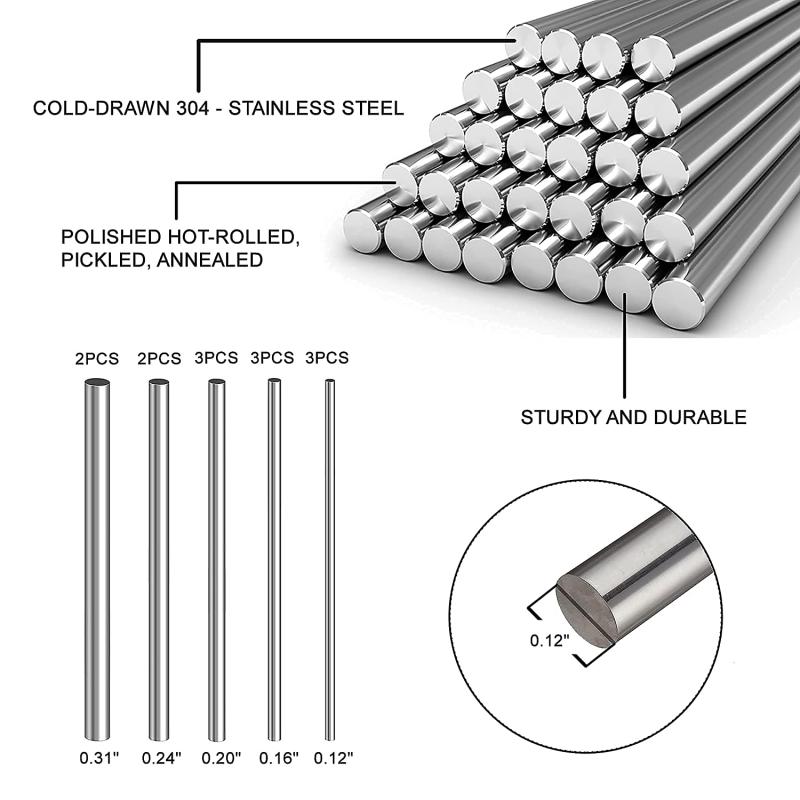 1/5 adet Paslanmaz Çelik Katı  - Linear Rod 8Mm incelemesi ve fiyatı