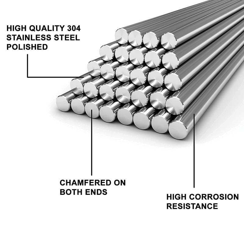 1/5 adet Paslanmaz Çelik Katı  - Linear Rod 8Mm incelemesi ve fiyatı