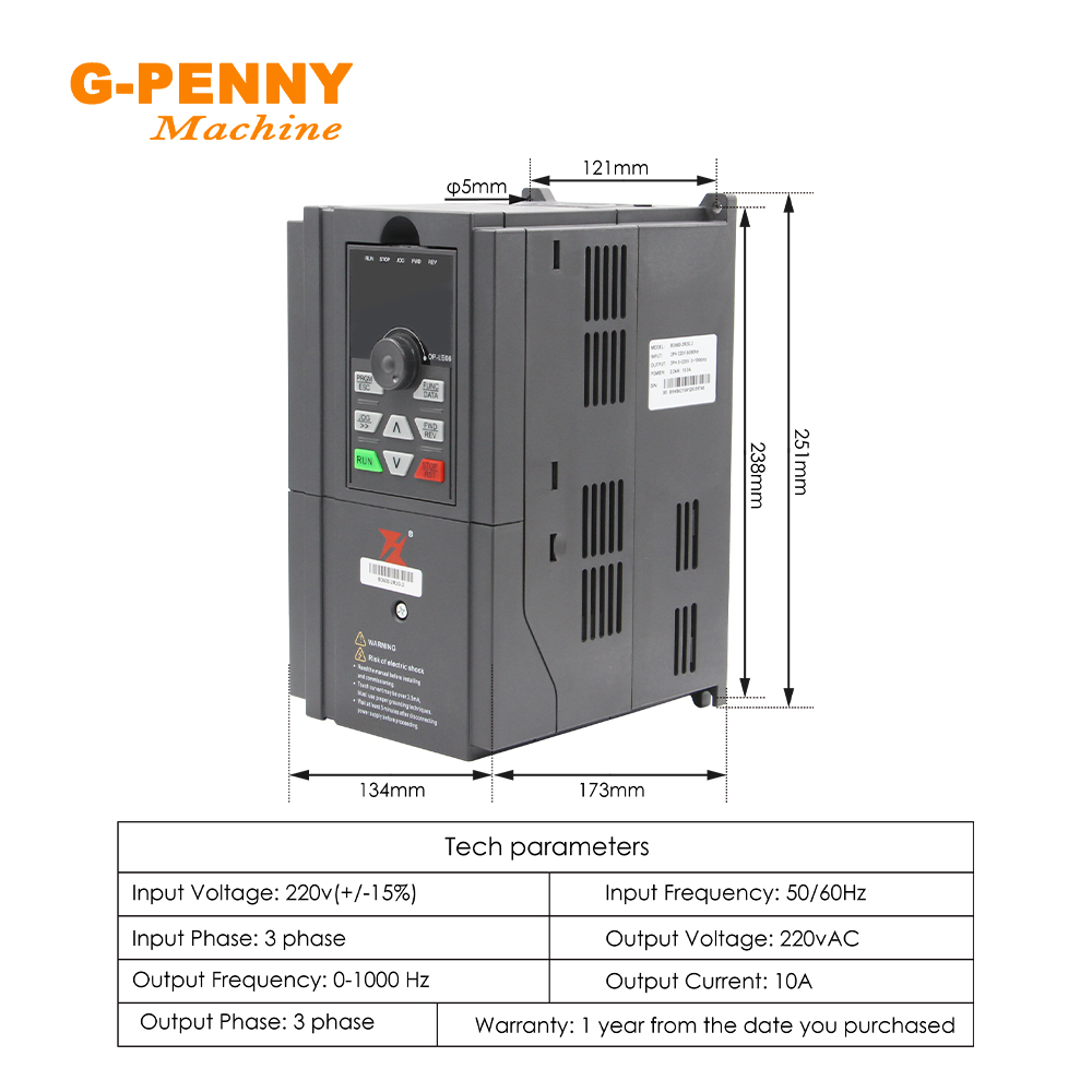 G-Penny 2.2KW Su Soğutmalı Mil - Water Cooled Spindle incelemesi ve fiyatı