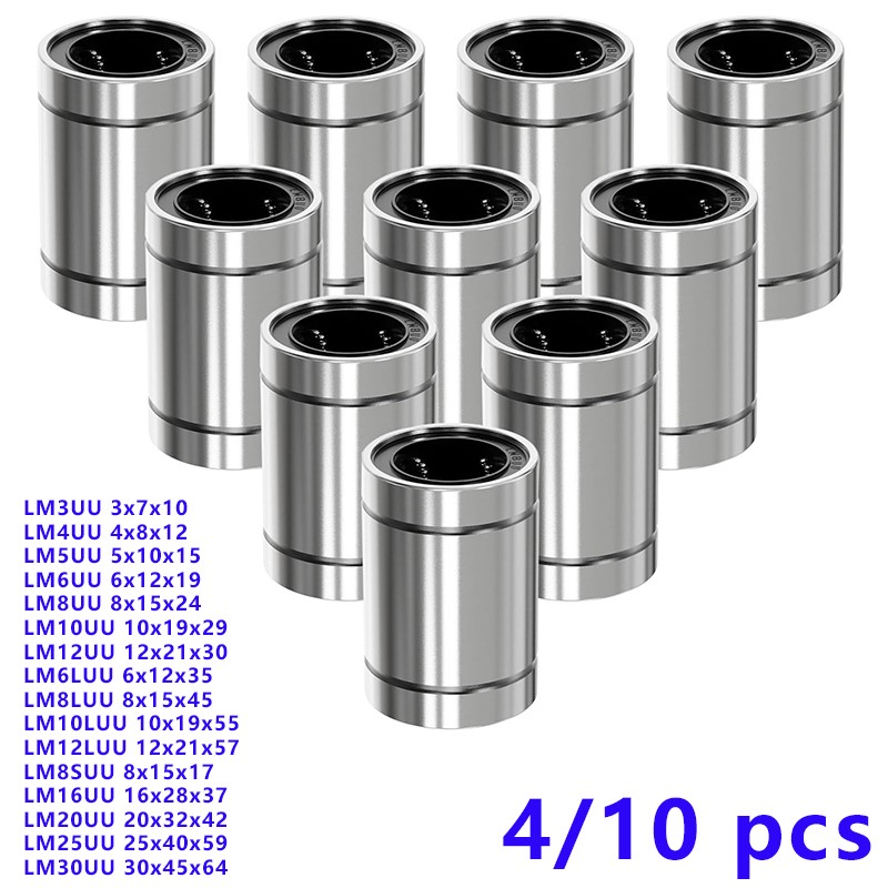 4/10 adet LM8UU LM10UU LM16UU  - Linear Rod 8Mm incelemesi ve fiyatı